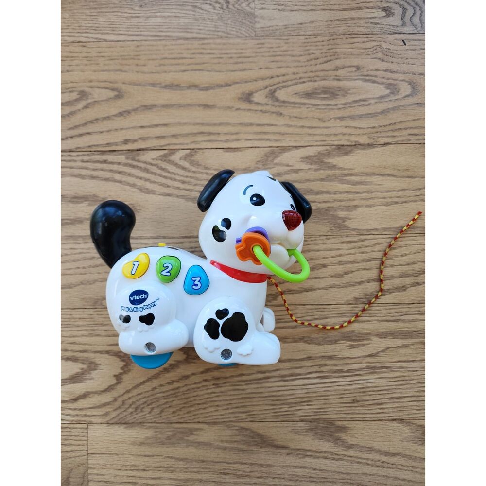 VTech Pull and Sing Puppy Interactive Baby Toy Music Tested GUC